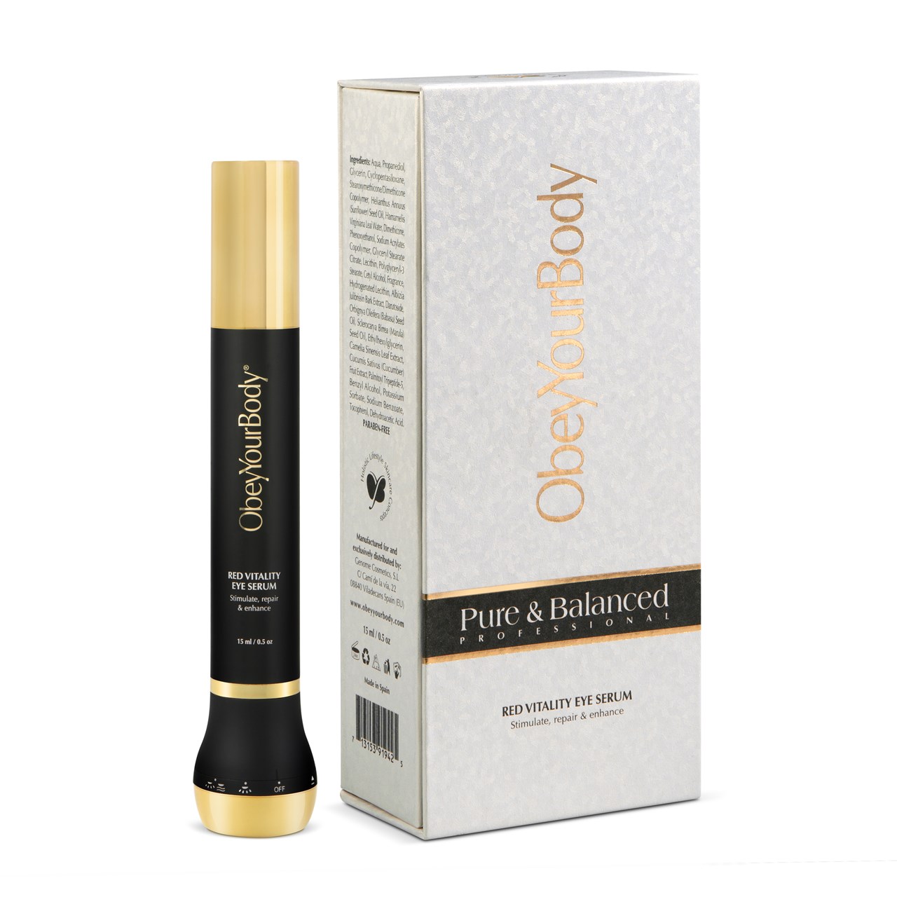 Obey Your Body Red Vitality Eye SerumGN Cosmetics